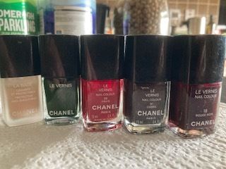 CHANEL nail varnish x 5