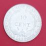 1930  FRENCH IndoChina 10 cent Silver coin Image 2