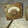 Antique Brass Door Lock Bolts Etc., Postage available or Collection Image 4