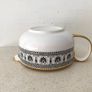 Vintage Crown Staffordshire Black Victoria Creamer Image 6