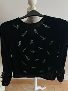 Black ladies top, new with tag's