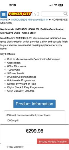Nordmende microwave