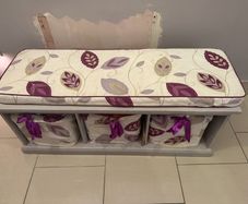 hall storage bench