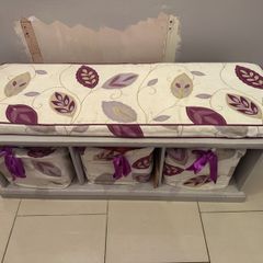 hall storage bench