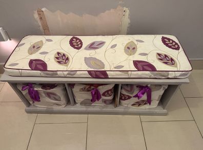 hall storage bench