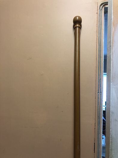 curtains and pole