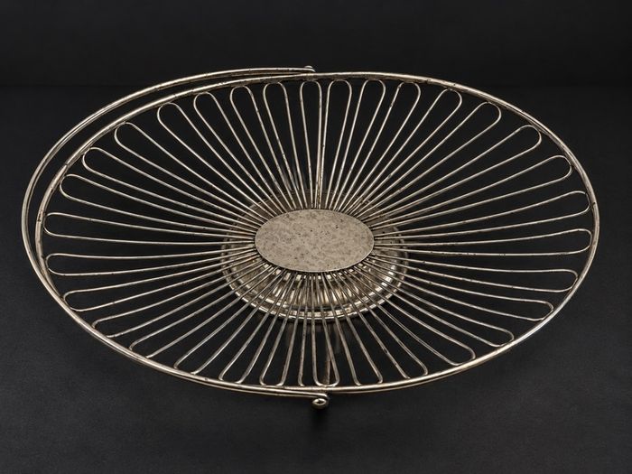 Vintage Silver-Plated Fruit Basket