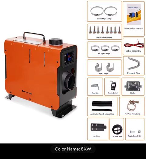 New   8KW 12V 24V Diesel Air Heater Parking
