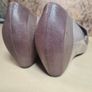 womens CLARKS CAPRICORN SKYW wedges shoes purple taupe patent Size UK 7 E EU 41 boxed Image 8