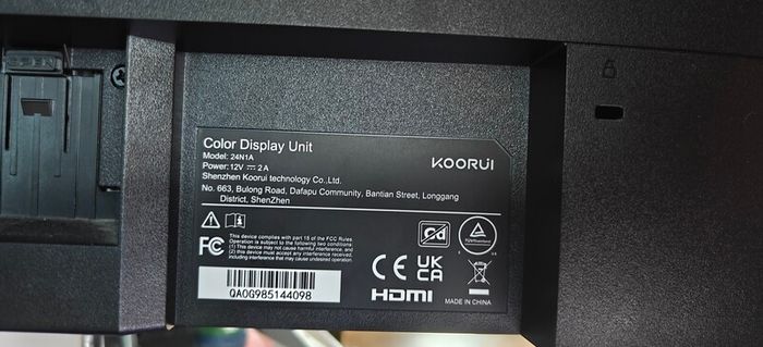 Koorui 24" Flat IPS 1080p Gaming Monitor