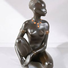 Art deco Wilhelm Thomasch statue Austria