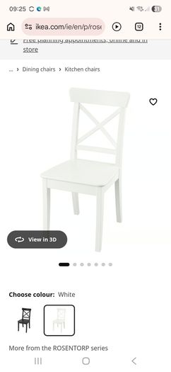 ikea Rosentrop Dining Chairs (2)