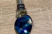 Vintage Coloured Glass Bottle Stopper