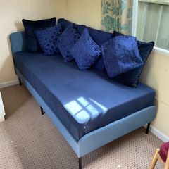 IKEA BLKULLEN upholstered bed frame / couch.
