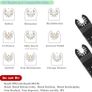 NEW SALE | Oscillating Saw Blades, 20 Pcs Universal Quick Release Multitool Blades for DeWalt Craftsman Bosch FEIN Ridgid Makita Milwaukee Image 4