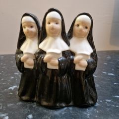 Vintage, 3 Nuns Candlestick