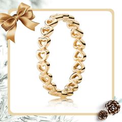 Pandora Linked Love Gold (585) Ring