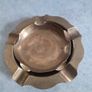 Rare find  2 x Old Vintage Brass Small Ashtrays Insert inside each other for easy cleaning . Image 4