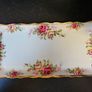 Vintage Old Foley China Sandwich Plate and Server Image 3