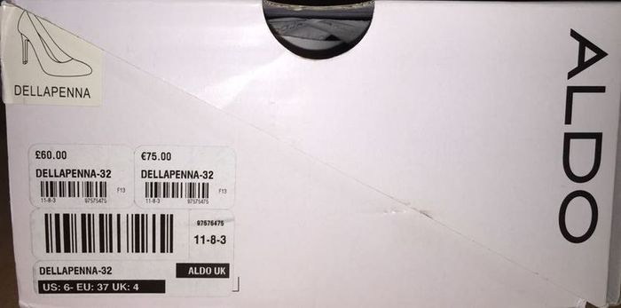 Aldo Nude Patent Heels - Size 37 (UK 4) - Brand New
