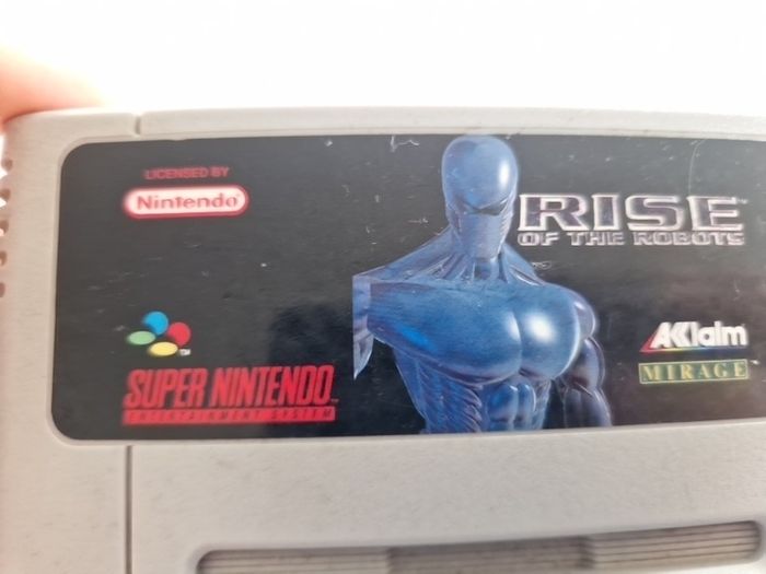 Rise of the Robots Snes Super Nintendo Arcade Retro Games Original