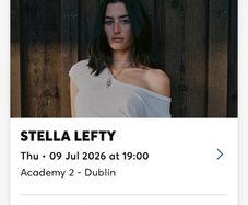 Stella lefty two tickets