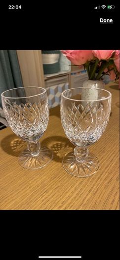 Waterford Crystal Sherry Glasses