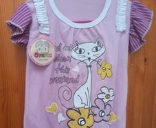 Girls Oykum pink summer T. Shirt New with tags