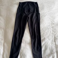 Natal Active Luxe Maternity & Postnatal Leggings in Soft Black - size UK 10