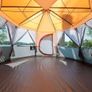 6 Man Festival Dome Tent, 6 Person Family Camping Tent with 360 Degree Panoramic View, Stable Steel Pole Construction, Sewn-in Groundsheet, 100 Percent Waterproof Image 3