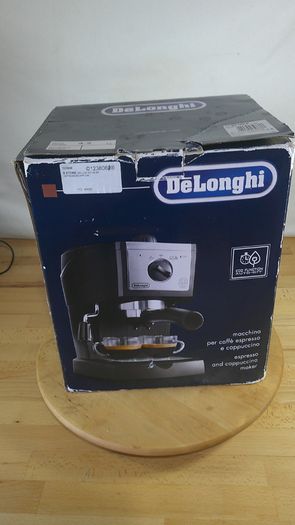 DeLonghi EC156.B Espresso Cappuccino Coffee Machine 15 bar 1100W Black Boxed Working