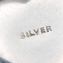 Vintage Sterling Silver Heart Locket Necklace Image 5