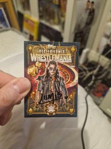 WWE WORLD 2026 Signed Dexter Lumis 231 of 399 Topps Wrestlemania 42 Exclusive Card