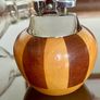 Ronson Carousel Vintage Table Lighter Mid Century Modern Wood Chrome England 1950s to 60s Image 6