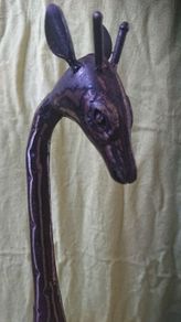 Metal Giraffe Sculpture