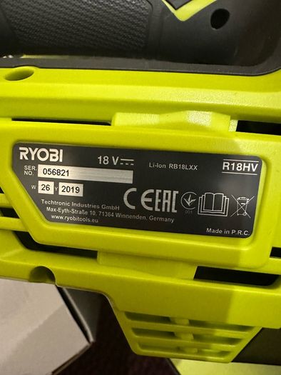 Ryobi hand vacuum