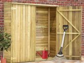 Garden Tool Shed 163x50x171 cm Impregnated Pinewood