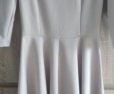 flared Grey dress size sm new