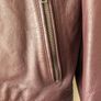Barneys Originals genuine leather jacket burgundy Size M Medium Image 8