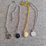 Coin necklaces x 4 old Irish threepence coins on a 40cm chain with a lobster clasp closure FREE STANDARD POSTAGE INCLUDED Image 6