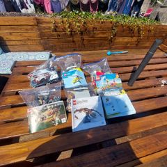 6 bags of lego Sets with instruction books
