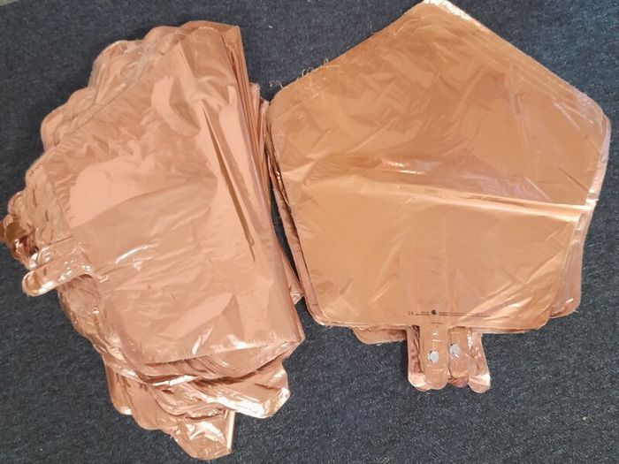 50 x Rose Gold Star Balloon - Grabo 18" Foil Star