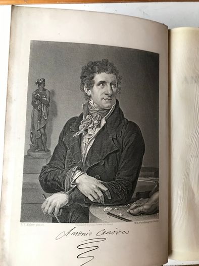 Antique Book 'Canova's Works'