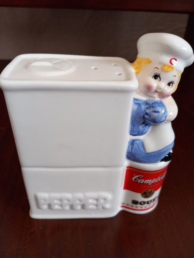 Vintage Campbells Soup salt and pepper shakers