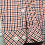 mens BARBOUR check shirt orange white Size XXL Image 10