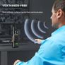 H777H Walkie Talkies, Walkie Talkies for Adults with Screen, Rechargeable 2 Way Radio with 6 Way Charger, Flashlight, Two Way Radio with Emergency Alarm for Business, School (Black, 6 Pcs Image 2