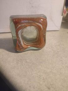 Coloured Glass Ashtray