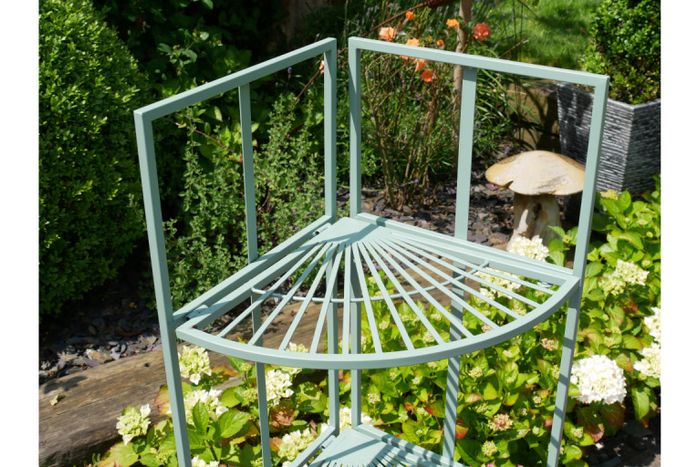 4 Tier Corner Shelf Pistachio Green D10097