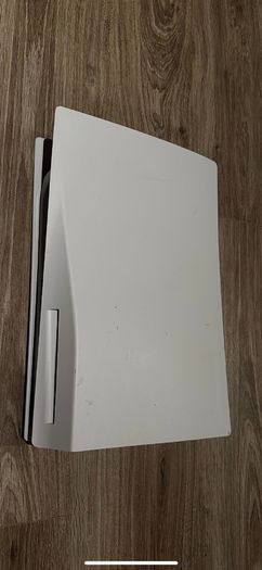 Original PlayStation 5 console disc version not slim with a black controller