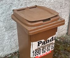 Wheelie Bin 120 Litre Brown